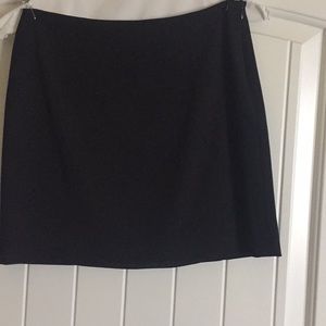 Black short skirt